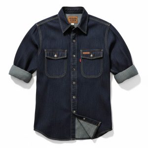 Camisa de Jean Manga Larga
